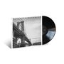 "JOSHUA REDMAN, IF EVER YOU WOULD LEAVE US" steht auf einem Schallplattencover. Schwarz-weißes Foto einer Brücke.