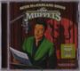 „Seth MacFarlane Sings The Muppets“. Illustration eines Mannes in grüner Jacke, singend vor einem Mikrofon.