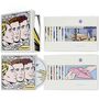"Take That", "Dreamers", "Feel My Love", "Do You Think We Can Work It Out?", "All About Us". Pop Art-Stil.