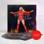 „HELENE FISCHER Warum“, „LIMITIERTE AUFLAGE“. Eine Tänzerin in rotem Outfit, ein Schallplattencover.