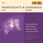 : Zino Francescatti & Robert Casadesus - The Complete Beethoven Sonatas for Violin & Piano, CD,CD,CD,CD