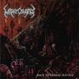 Der Text oben lautet "NEKROLOLORG" und unten "BACK TO PRIMAL SLUDGE". Dunkle, horrorartige Illustrationen mit Kreaturen.