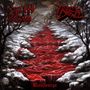 Oben steht "Death", rechts "Critical Defiance", unten "Bloodsurge". Schneelandschaft mit rotem Fluss.