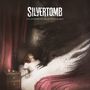 Text: "Silvertomb - The Interpretation of Nightmares". Illustration: Eine Person im Bett schaut erschrocken auf eine dunkle Gestalt.