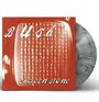 Auf einem roten Cover steht "Bush" und "sixteen stone". Daneben ist eine Schallplatte in Marmoroptik.