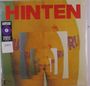 Text: HINTEN, LIMITED EDITION, PURPLE VINYL. 

Illustration: Mehrfaches Bild eines menschlichen Rückens mit dem Wort "GURU".