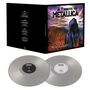 Text: "A Tribute to Metallica", "Metallic Assault". Illustration mit mystischer Figur vor einem blitzenumgebenen, felsigen Hintergrund. Zwei silberne Vinyl-Schallplatten darunter.
