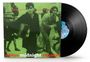 "Searching for the young soul rebels." Foto mit Menschen in Bewegung, ein Vinyl mit schwarz-grünem Cover.