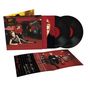 „25th Anniversary Edition“, „24 Tracks * 2 LPs“, „Room Service“, vier Schallplatten mit rotem Cover und Fotos.