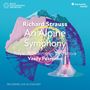 Richard Strauss: An Alpine Symphony, Royal Philharmonic Orchestra, Vasily Petrenko. Logo: Harmonia Mundi. Farben: Blau, Rosa.