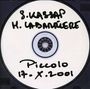 Sylvain Kassap (geb. 1956): Piccolo, CD