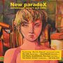 Text: "New paradoX unreleased, covers and edits." Darunter ein gelbes Feld mit Künstlernamen. Illustration: Junge Person.