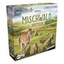 "Mischwald Dartmoor Exmoor", Erweiterung. Illustration: Pony und Vogel in hügeliger Landschaft. Markenlogos vorhanden.
