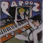 "Papooz", "Night Sketches". Illustration eines Keyboards, Monitor mit Figur, Person mit Brille skizziert.