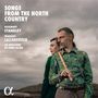 Text: "SONGS FROM THE NORTH COUNTRY", "ROSEMARY STANDLEY", "FRANÇOIS LAZAREVITCH", "LES MUSICIENS DE SAINT-JULIEN". Zwei Personen im Freien.