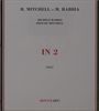„R. MITCHELL – M. RABBIA“ oben, „IN 2“ zentral rot, darunter „2025“, unten „ROUGEART“; schlichtes Design mit roten Linien.