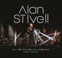 "Alan Stivell" oben, darunter "AVEC L'ORCHESTRE NATIONAL DE BRETAGNE LIBERTÉ - ROAZHON". Konzertszene mit Musikern und Harfe.
