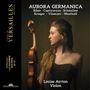 "Aurora Germanica" - Komponisten: Biber, Capricornus, Schmelzer. Louise Ayrton mit Violine im Halbprofil.