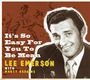 Lee Emerson: It's So Easy For You To Be Mean, CD