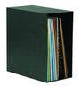 : LP-Regal-Box für bis zu 50 LPs, schwarz, ZUB