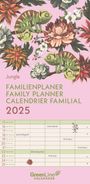 : GreenLine Jungle 2025 Familienplaner - Wandkalender - Familien-Kalender - 22x45, KAL