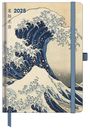 : Hokusai 2025 - Buchkalender - Taschenkalender - Kunstkalender - 16x22, Buch