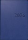 : rido/idé 7023016306 | Buchkalender Mod. studioplan int. 2026 | 168×240 mm, Kunstleder, blau, Buch