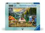 : Ravensburger Puzzle 12000076 - Calm Campsite - 1000 Teile Puzzle für Erwachsene und Kinder ab 14 Jahren, Div.