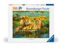 : Ravensburger Puzzle 12000220 - Löwen in der Savanne - 500 Teile Puzzle für Erwachsene und Kinder ab 10 Jahren, Puzzle mit Löwen-Motiv, Div.