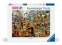 : Ravensburger Puzzle - 12000570 Chaos in der Galerie - 1000 Teile, Div.