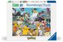 : Ravensburger Puzzle 12000726 - Pokémon Classics - 1500 Teile Puzzle für Erwachsene und Kinder ab 14 Jahren, Pokémon Puzzle, Div.