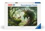 : Ravensburger Puzzle 12000808 - Der Walddrache erwacht - 3000 Teile Puzzle für Erwachsene ab 14 Jahren, Div.