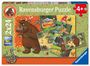 : Ravensburger Kinderpuzzle 12001050 - 25 Jahre Grüffelo! - 2x24 Teile Grüffelo Puzzle für Kinder ab 4 Jahren, Div.