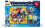 : Ravensburger Kinderpuzzle 12001133 - Die Abenteuer von Sonic - 3x49 Teile Sonic Puzzle für Kinder ab 5 Jahren, Div.