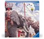 : Ravensburger Puzzle 12001201 - Around the world in 80 days - Art&soul- 750 Teile Puzzle für Erwachsene und Kinder ab 14 Jahren, Div.
