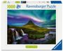: Ravensburger Puzzle 12001744 - Nordlichter über Kirkjufell - 1000 Teile Foto-Puzzle aus der Reihe "Power of Nature", für Naturfreunde ab 14 Jahren, SPL