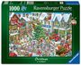 Weihnachtspuzzle 1000 Teile - Wimmelbild Weihnachten von Ray Nicholson, SPL