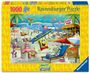 : Erwachsenenpuzzle 1000 Teile - SpongeBob Schwammkopf - Beach Fun at the Goo Lagoon, SPL