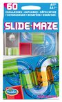 Text: "60 Herausforderungen", "SLIDE MAZE", "8+", "1+", "ThinkFun", "Owen Keating". Buntes Puzzle mit transparenten Röhren.