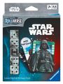 "Star Wars", "Rolliverse", "with Foil Card". Illustration mit Darth Vader und Chewbacca, Würfel sind sichtbar.