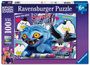 "Save the Date", "Hello Friend", "Derpy Tiger", "Sussie Bird". Buntes Puzzle mit blauem Tier und Vogel. Ab 6 Jahren.