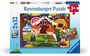 : Ravensburger Kinderpuzzle - 12004045 Märchenhafte Geschichten - Puzzle für Kinder ab 3 Jahren, mit 2x12 Teilen, Div.