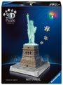 : 3D Puzzle Iconics: Freiheitsstatue - mit Licht, Div.