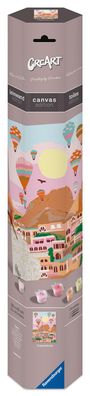 : CreArt, Malen nach Zahlen Canvas Leinwand - Kappadokien, SPL