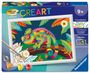 : CreArt, Malen nach Zahlen Kinder - Farbenfrohes Chamäleon, SPL