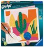 : CreArt, Malen nach Zahlen Adults Trend - Bunte Kakteen, SPL