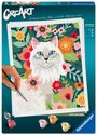 : Ravensburger CreArt 12023146 - Samtpfote - Malen nach Zahlen ab 12 Jahren, SPL