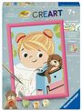 : Ravensburger CreArt - Malen nach Zahlen - Tilli & Otti - ab 7 Jahren, SPL