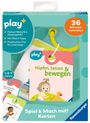 Ida Mersdorf: Play+ Spiel und Mach mit! Karten: Hüpfen, tanzen & bewegen - ab 1,5 Jahre, SPL