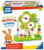 : Ravensburger ministeps 4579 Pelles putzmuntere Motorikschleife, fantasievolles Motorikspielzeug aus Holz, mit 2 Drahtschleifen, Baby-Spielzeug ab 1 Jahr, SPL